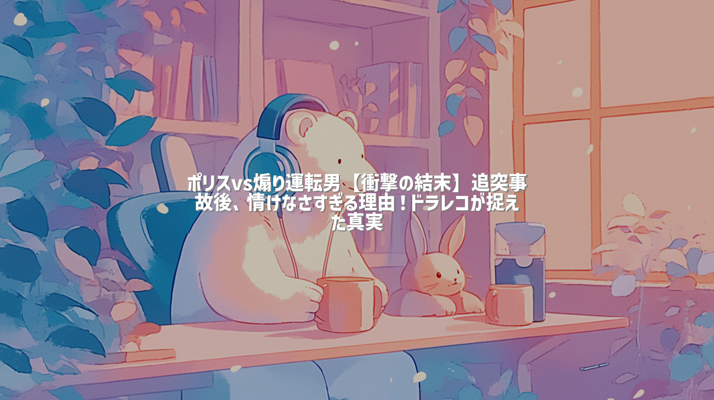 ポリスvs煽り運転男【衝撃の結末】追突事故後、情けなさすぎる理由！ドラレコが捉えた真実