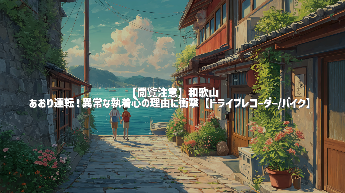 【閲覧注意】和歌山 あおり運転！異常な執着心の理由に衝撃【ドライブレコーダー/バイク】