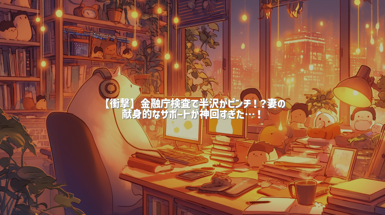 【衝撃】金融庁検査で半沢がピンチ！？妻の献身的なサポートが神回すぎた…！