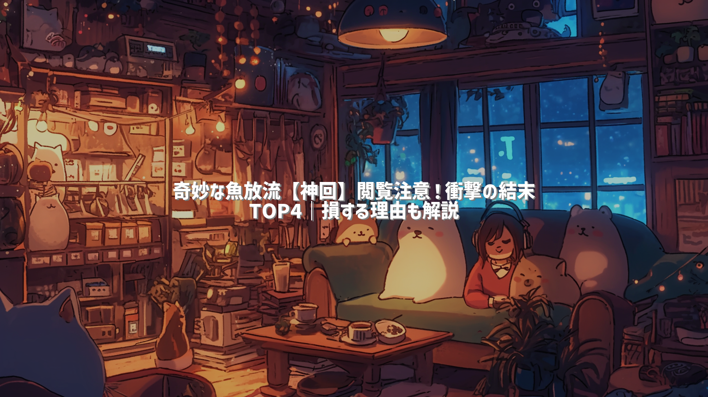 奇妙な魚放流【神回】閲覧注意！衝撃の結末TOP4｜損する理由も解説