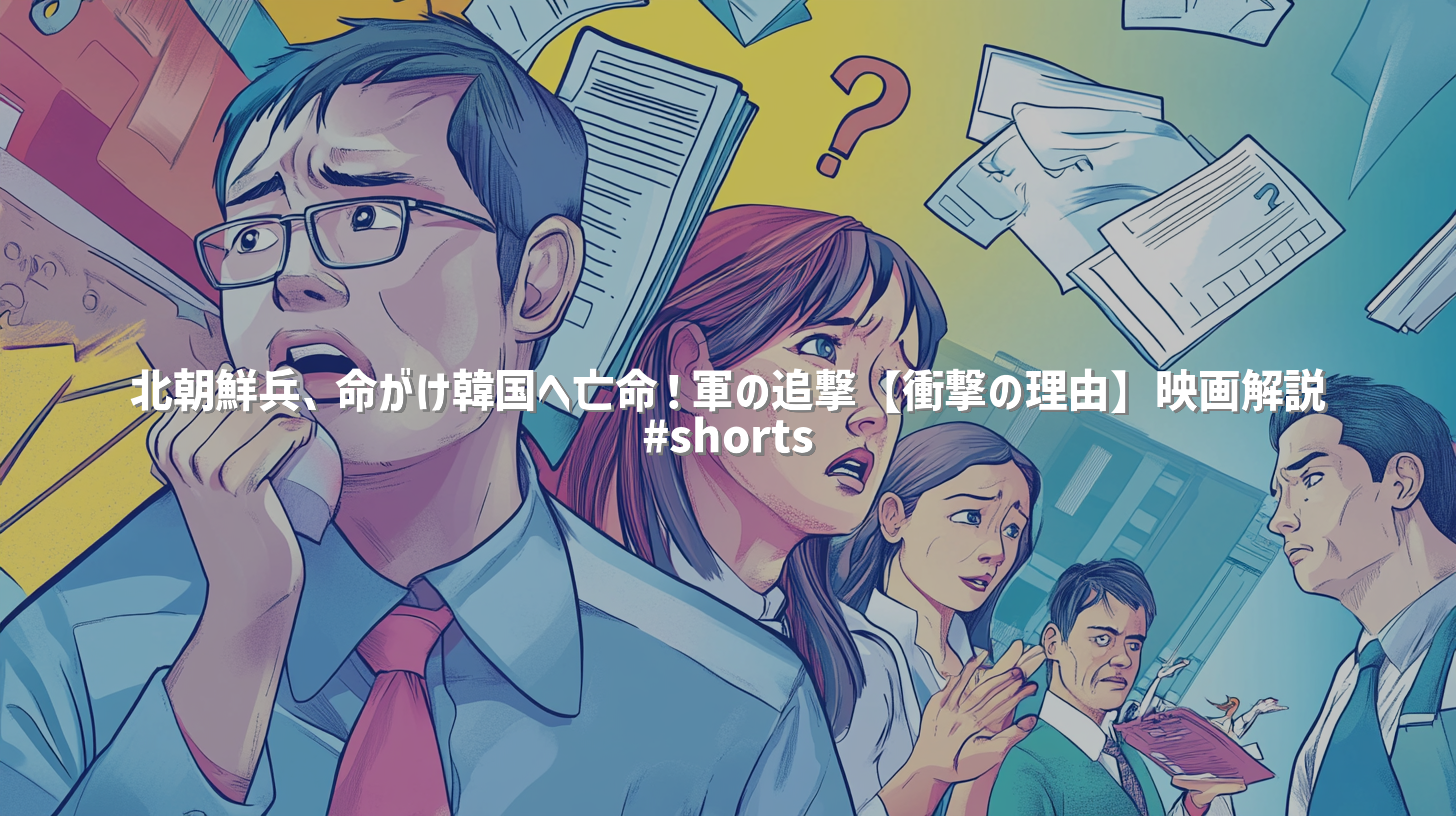 北朝鮮兵、命がけ韓国へ亡命！軍の追撃【衝撃の理由】映画解説 #shorts