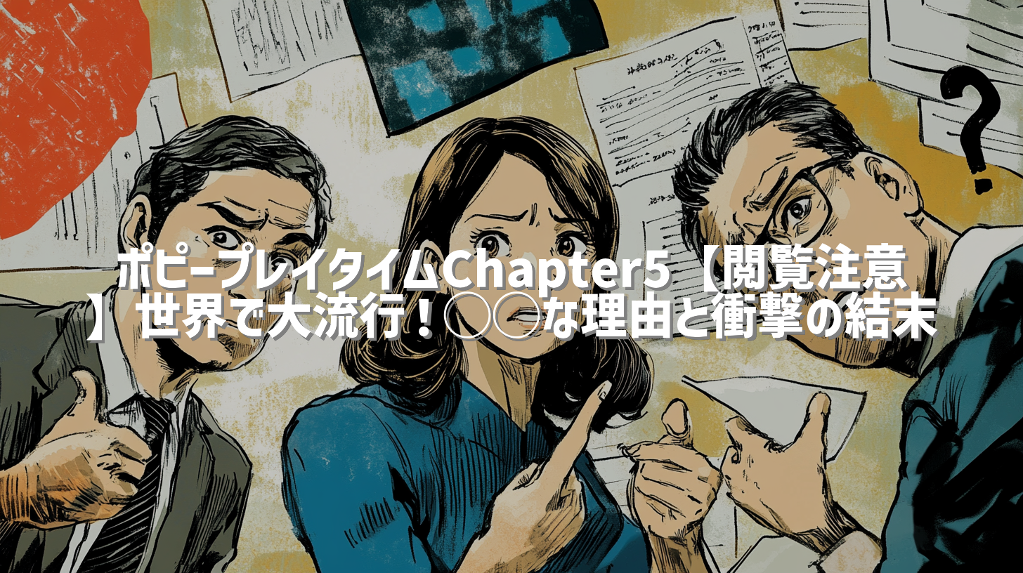 ポピープレイタイムChapter5【閲覧注意】世界で大流行！◯◯な理由と衝撃の結末