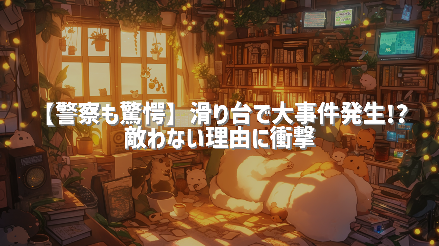 【警察も驚愕】滑り台で大事件発生!? 敵わない理由に衝撃