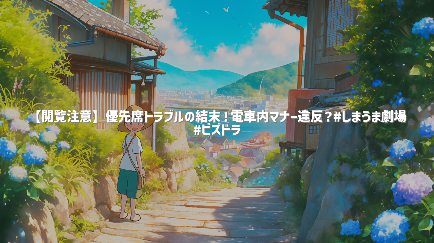 【閲覧注意】優先席トラブルの結末！電車内マナー違反？#しまうま劇場 #ビズドラ