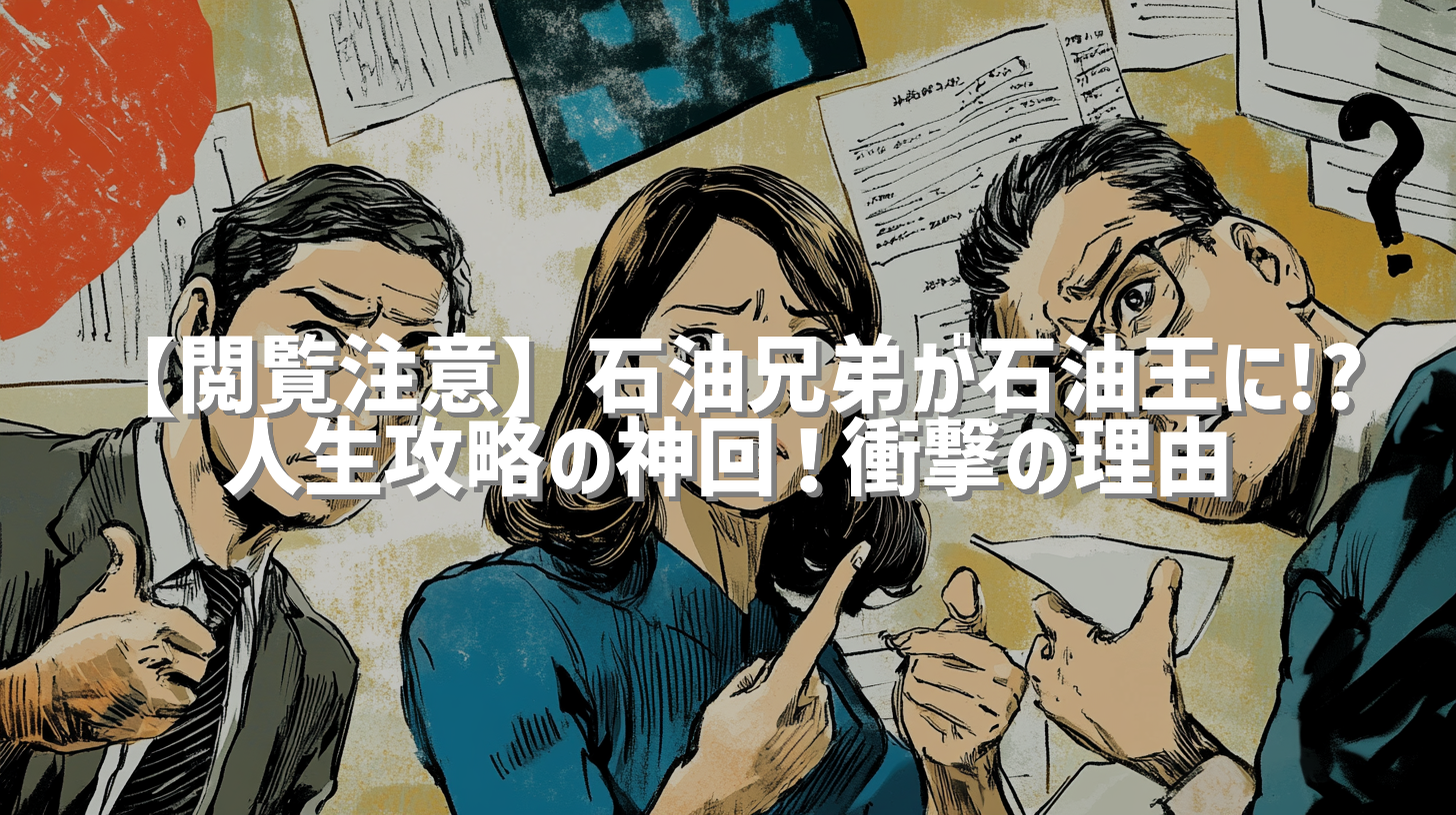 【閲覧注意】石油兄弟が石油王に!? 人生攻略の神回！衝撃の理由