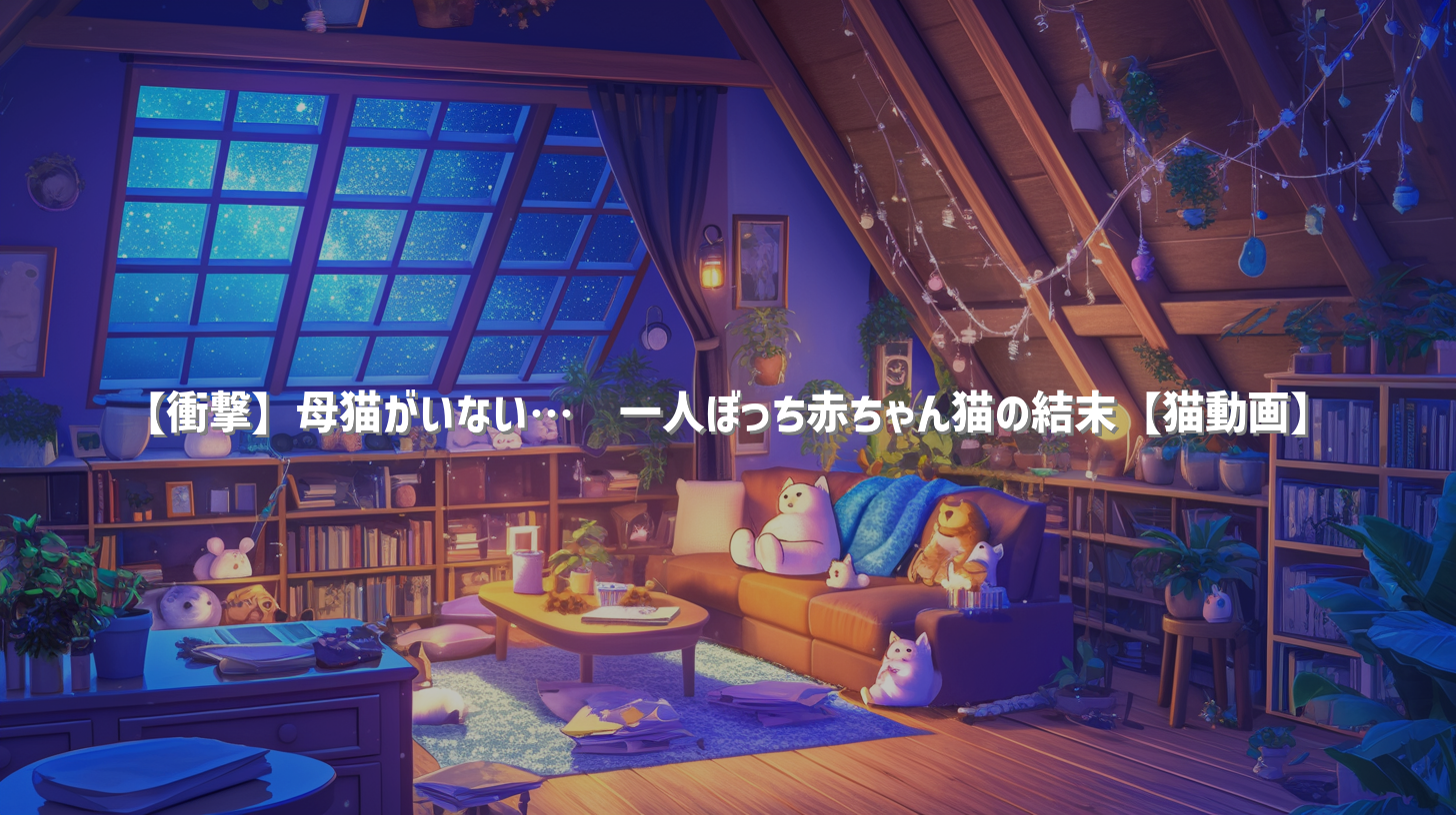 【衝撃】母猫がいない…🥺一人ぼっち赤ちゃん猫の結末【猫動画】