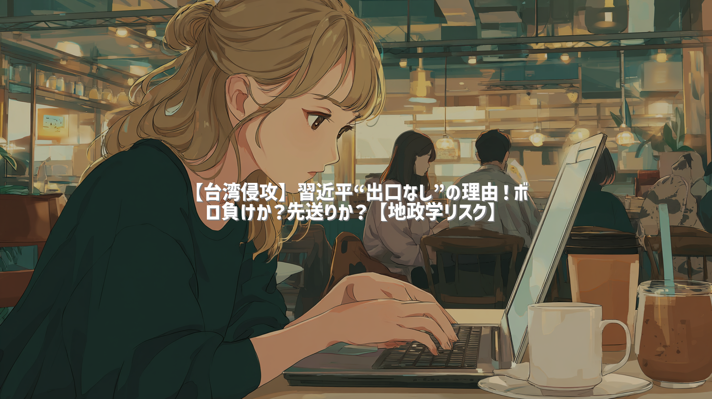【台湾侵攻】習近平“出口なし”の理由！ボロ負けか？先送りか？【地政学リスク】