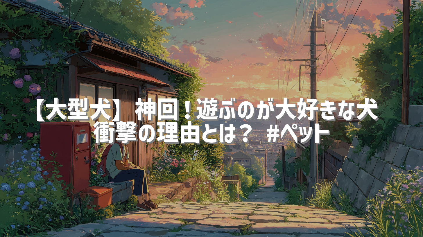 【大型犬】神回！遊ぶのが大好きな犬🐶 衝撃の理由とは？ #ペット