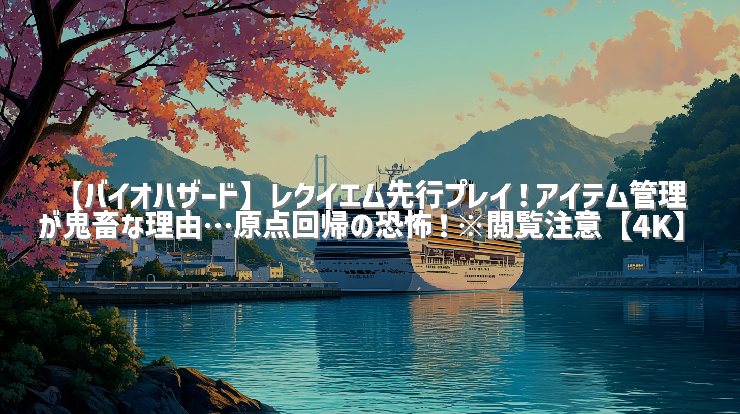 【バイオハザード】レクイエム先行プレイ！アイテム管理が鬼畜な理由…原点回帰の恐怖！※閲覧注意【4K】