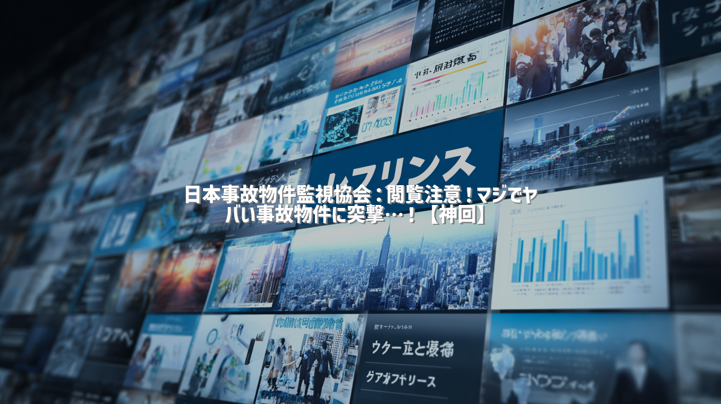 日本事故物件監視協会：閲覧注意！マジでヤバい事故物件に突撃…！【神回】