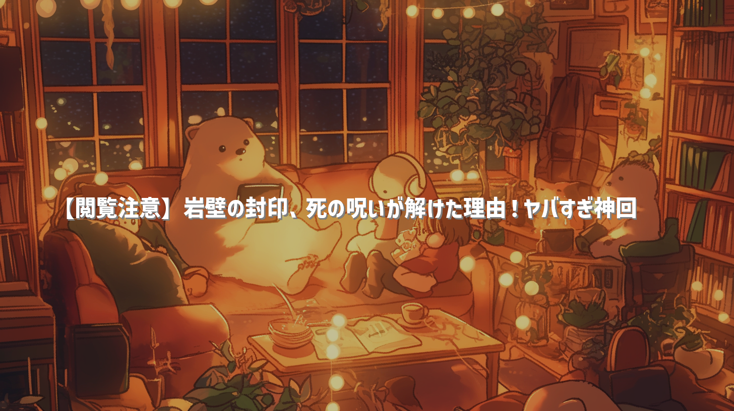 【閲覧注意】岩壁の封印、死の呪いが解けた理由！ヤバすぎ神回🪨🔮