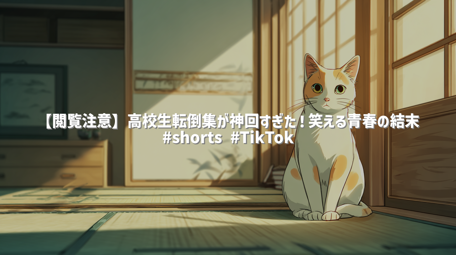 【閲覧注意】高校生転倒集が神回すぎた！笑える青春の結末 #shorts #TikTok