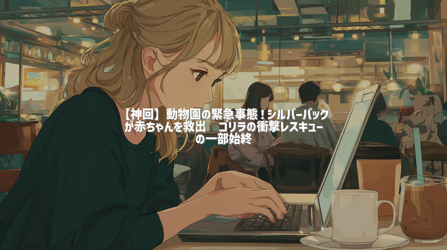 【神回】動物園の緊急事態！シルバーバックが赤ちゃんを救出💥ゴリラの衝撃レスキューの一部始終