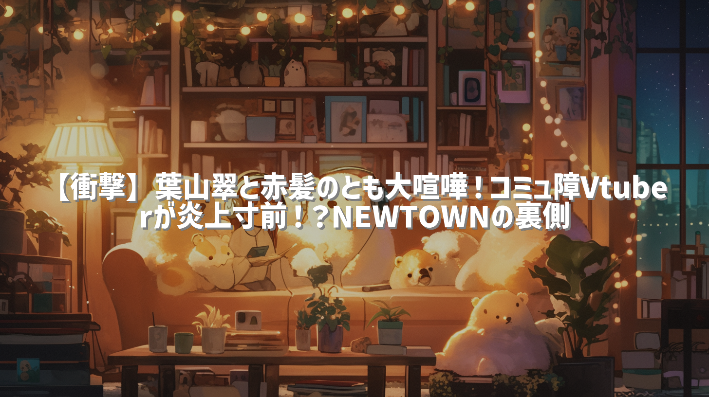 【衝撃】葉山翠と赤髪のとも大喧嘩！コミュ障Vtuberが炎上寸前！？NEWTOWNの裏側