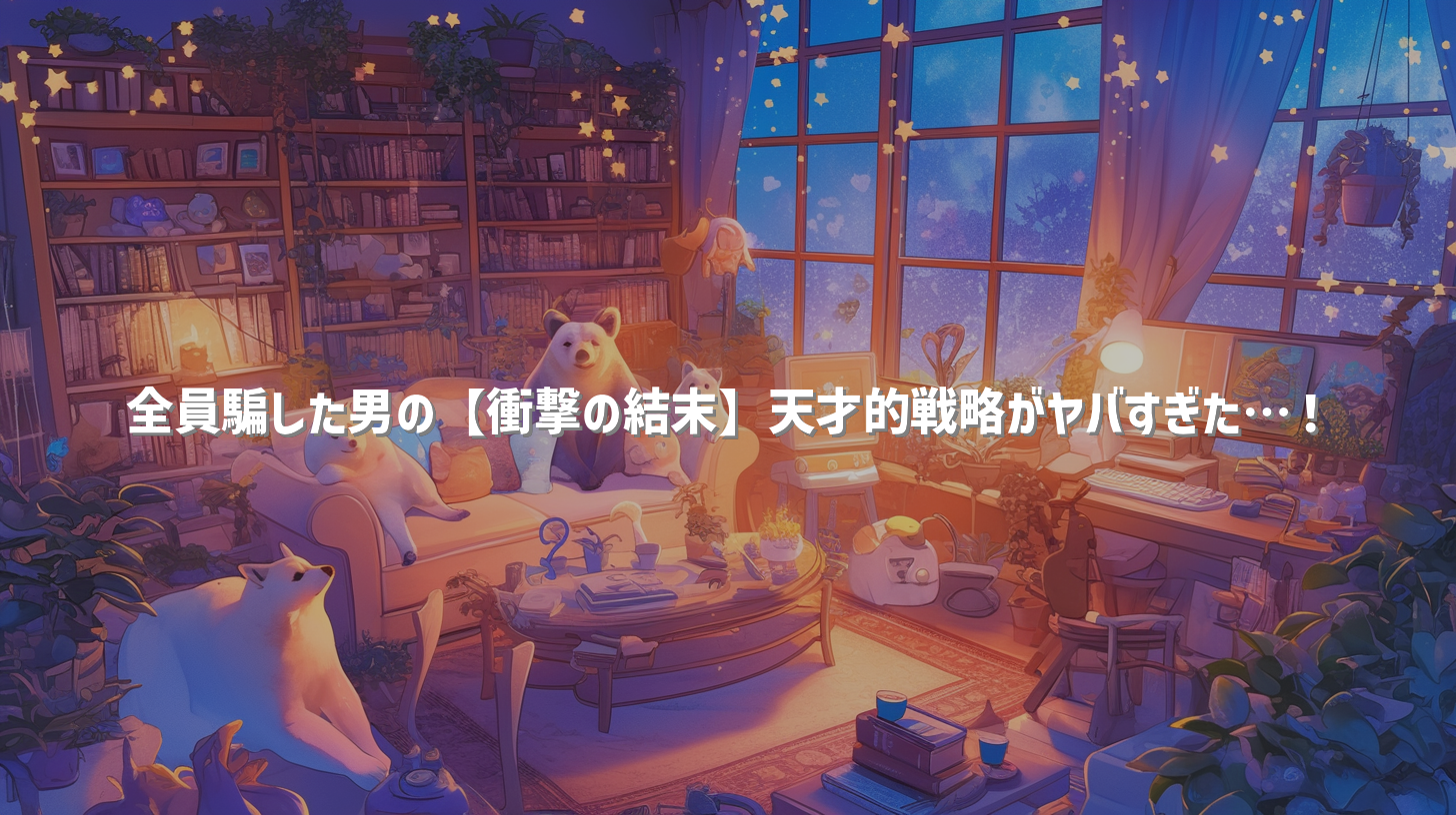全員騙した男の【衝撃の結末】天才的戦略がヤバすぎた…！