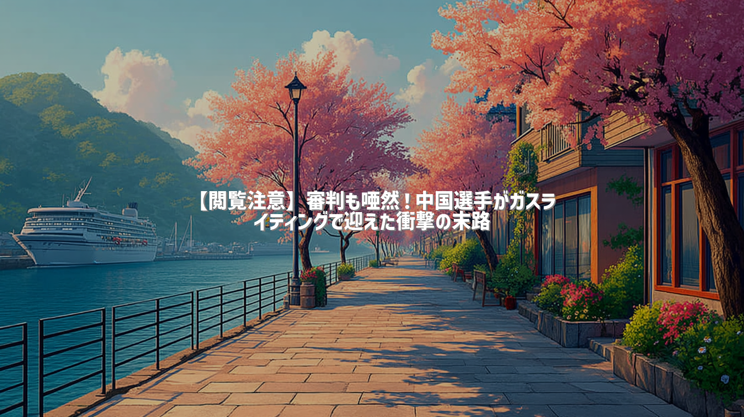 【閲覧注意】審判も唖然！中国選手がガスライティングで迎えた衝撃の末路