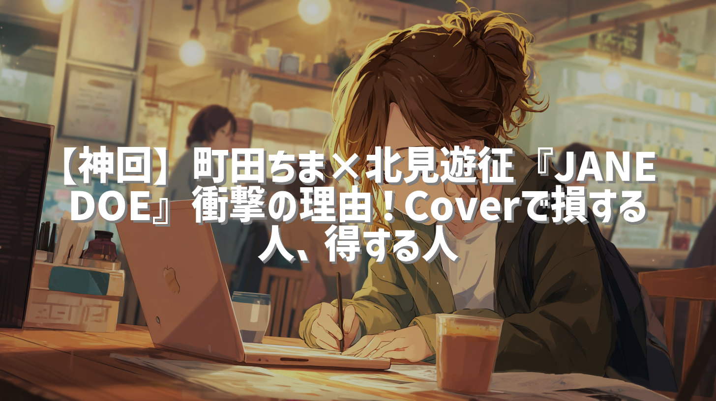 【神回】町田ちま×北見遊征『JANE DOE』衝撃の理由！Coverで損する人、得する人