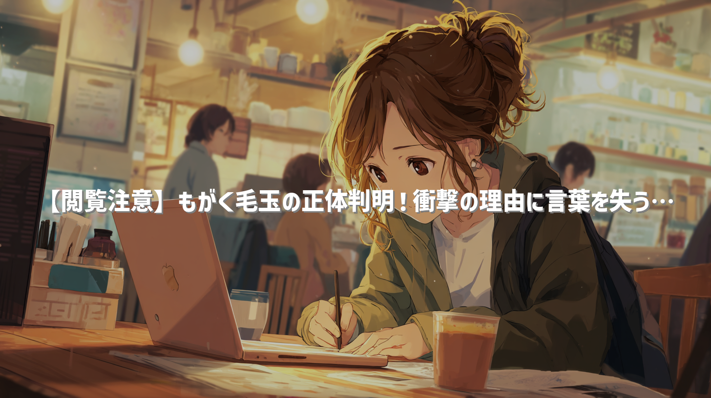 【閲覧注意】もがく毛玉の正体判明！衝撃の理由に言葉を失う…