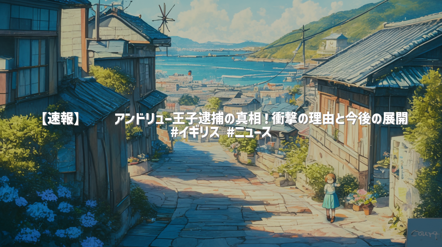 【速報】🇬🇧アンドリュー王子逮捕の真相！衝撃の理由と今後の展開 #イギリス #ニュース