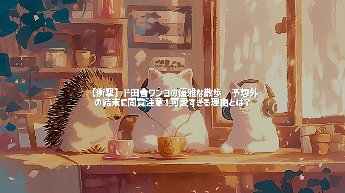 【衝撃】ド田舎ワンコの優雅な散歩🐾予想外の結末に閲覧注意！可愛すぎる理由とは？
