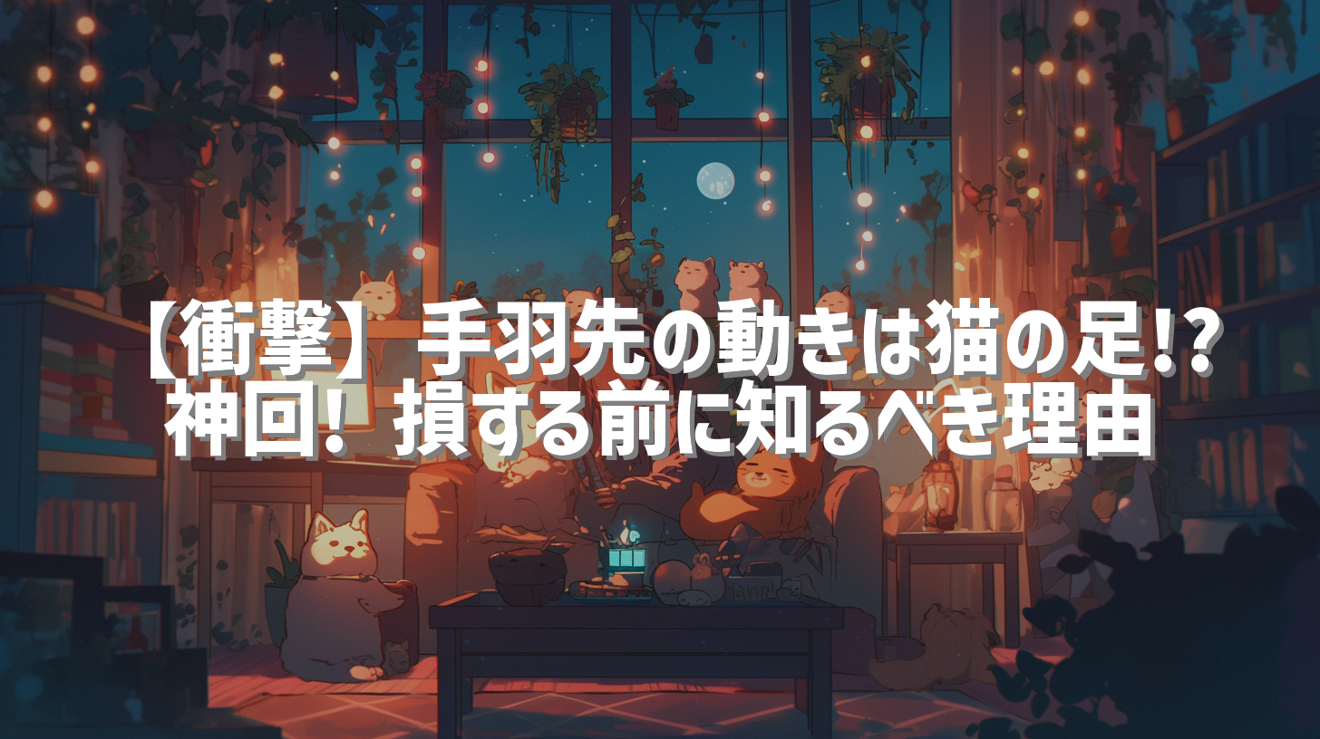 【衝撃】手羽先の動きは猫の足!? 神回! 損する前に知るべき理由