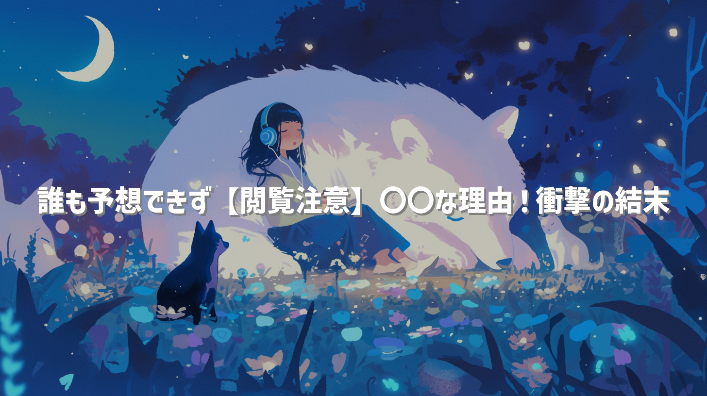 誰も予想できず【閲覧注意】〇〇な理由！衝撃の結末