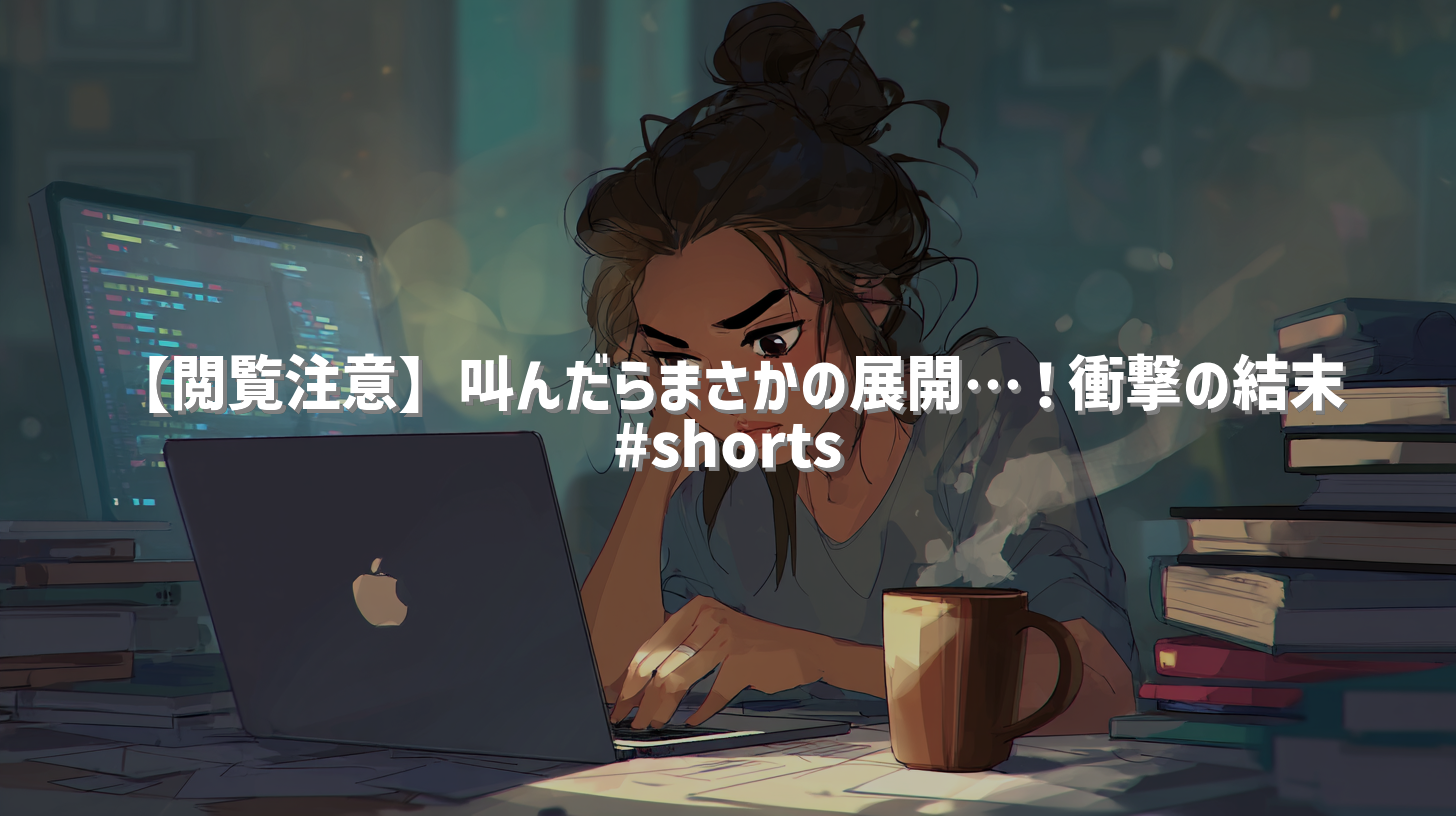 【閲覧注意】叫んだらまさかの展開…！衝撃の結末 #shorts