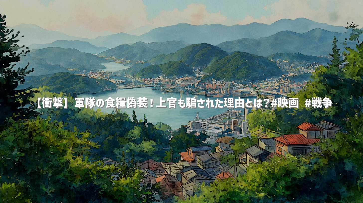 【衝撃】軍隊の食糧偽装！上官も騙された理由とは？#映画 #戦争