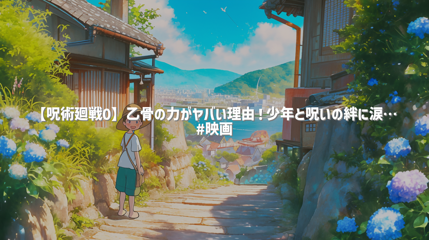 【呪術廻戦0】乙骨の力がヤバい理由！少年と呪いの絆に涙… #映画